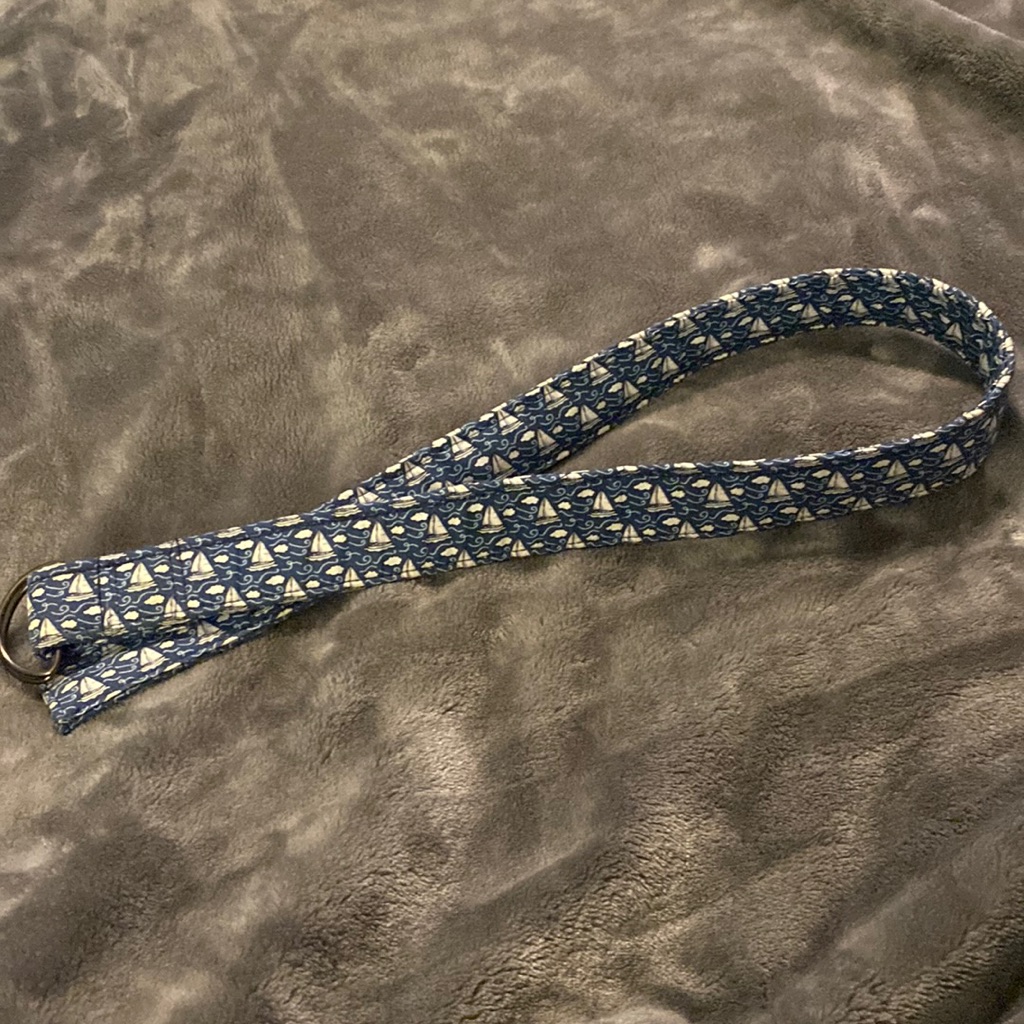 Rare Vineyard Vines Sailboat D Ring Belt Size Boys Large
